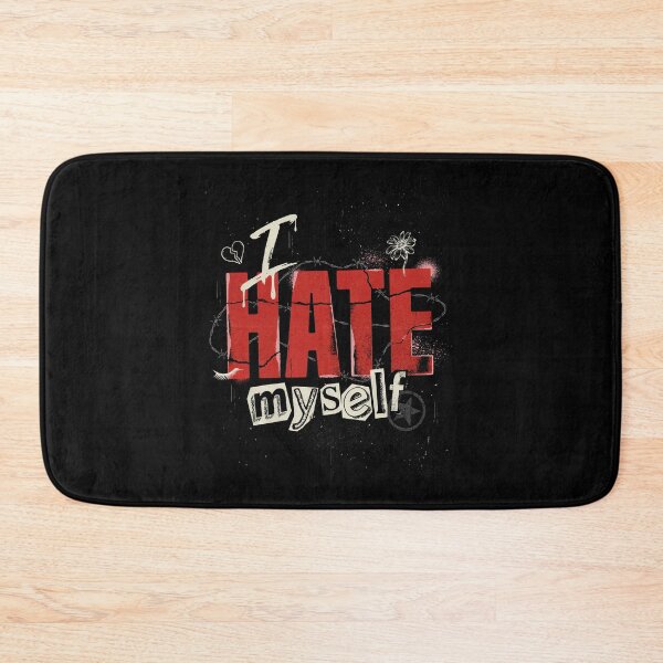 Item preview, I Hate Myself Emo Gift for Goth and Scene Kids designed and sold by Say It With Ink.