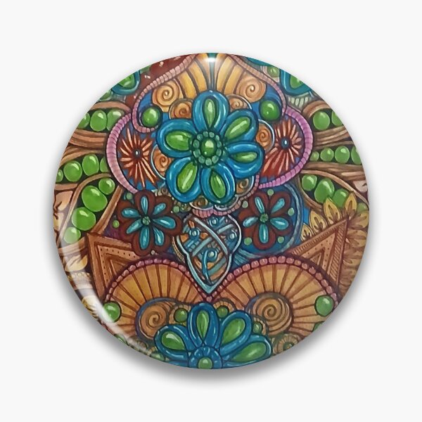 Item preview, Big doodle with jeweled flowers designed and sold by Sh1953.