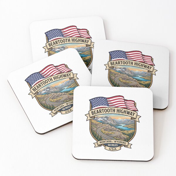 Item preview, Beartooth Highway Yellowstone Mountain Route designed and sold by enzoade.