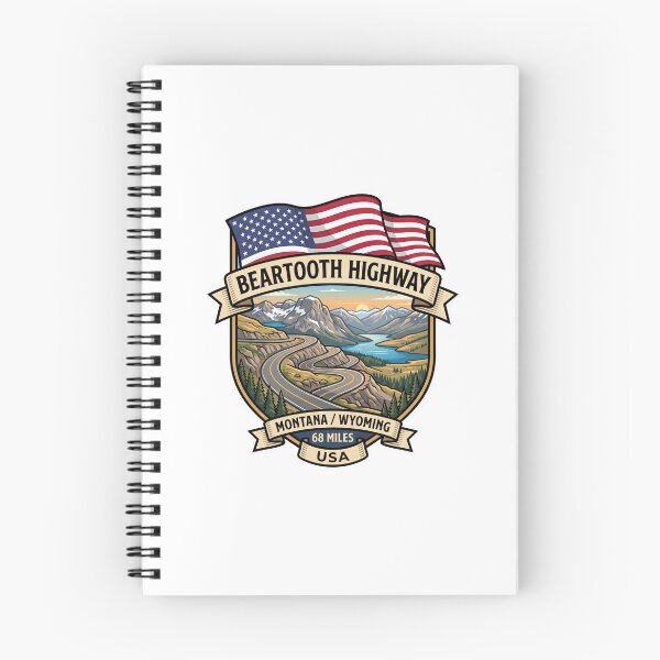 Item preview, Beartooth Highway Yellowstone Mountain Route designed and sold by enzoade.