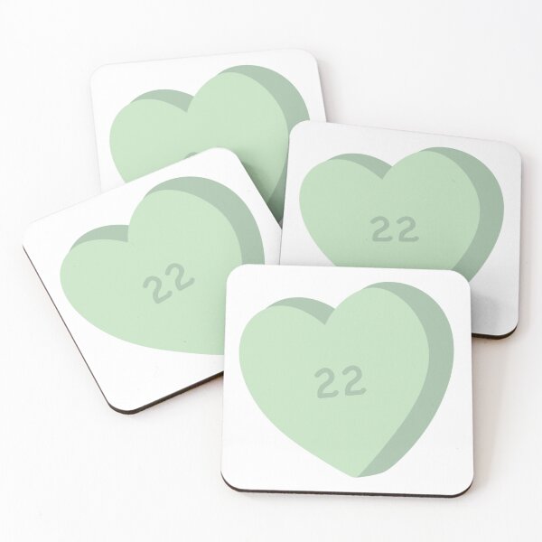 Item preview, John Logan nr 22 Off Campus candy heart designed and sold by AnnesCreatives.