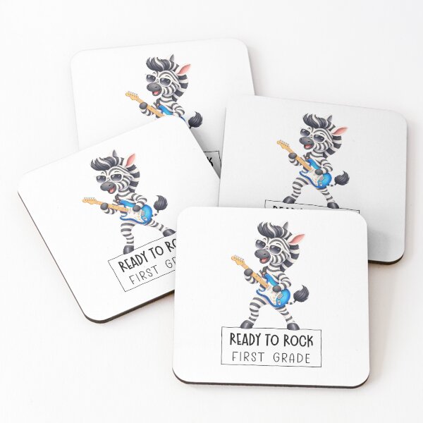 Item preview, Ready to Rock First Grade – Zebra back-to-school gift designed and sold by Abenteuer Grundschule.