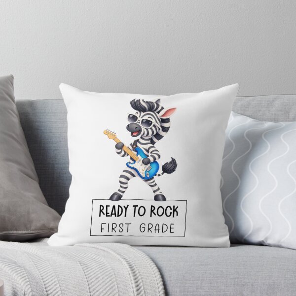 Item preview, Ready to Rock First Grade – Zebra back-to-school gift designed and sold by Abenteuer Grundschule.