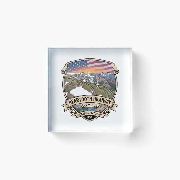 Item preview, Beartooth Highway Wyoming Scenic Highway designed and sold by enzoade.