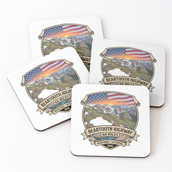 Item preview, Beartooth Highway Wyoming Scenic Highway designed and sold by enzoade.