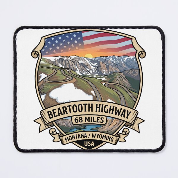 Item preview, Beartooth Highway Wyoming Scenic Highway designed and sold by enzoade.