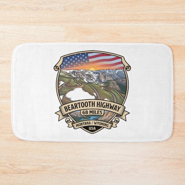 Item preview, Beartooth Highway Wyoming Scenic Highway designed and sold by enzoade.