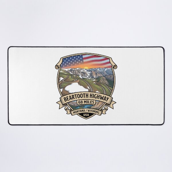 Item preview, Beartooth Highway Wyoming Scenic Highway designed and sold by enzoade.