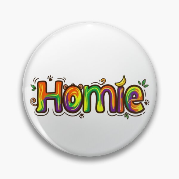 Item preview, Homie typography art designed and sold by Ngraved06.