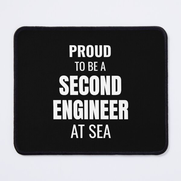 Item preview, Proud to be a Second Engineer at Sea (White) designed and sold by ShipCrewNation.