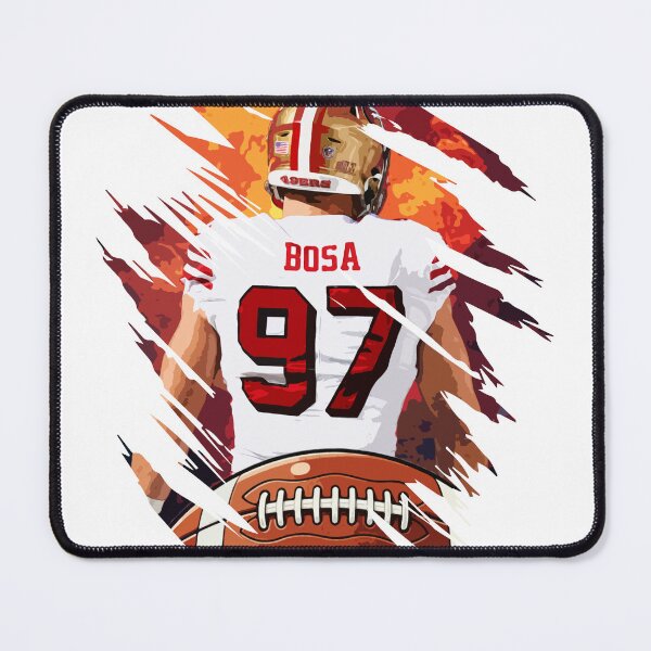 Item preview, Nick Bosa Football Back View Jersey Number 97 Artwork designed and sold by Zigmak.