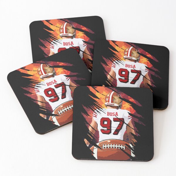 Item preview, Nick Bosa Football Back View Jersey Number 97 Artwork designed and sold by Zigmak.