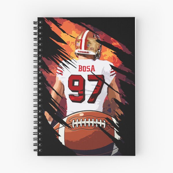 Item preview, Nick Bosa Football Back View Jersey Number 97 Artwork designed and sold by Zigmak.