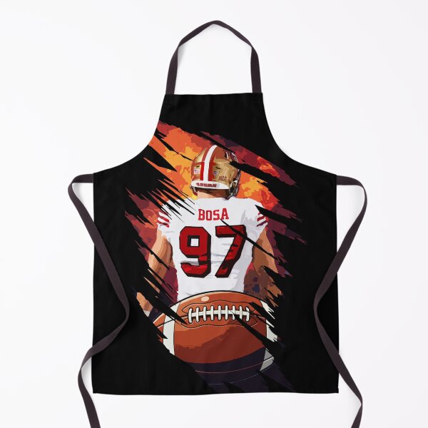 Item preview, Nick Bosa Football Back View Jersey Number 97 Artwork designed and sold by Zigmak.