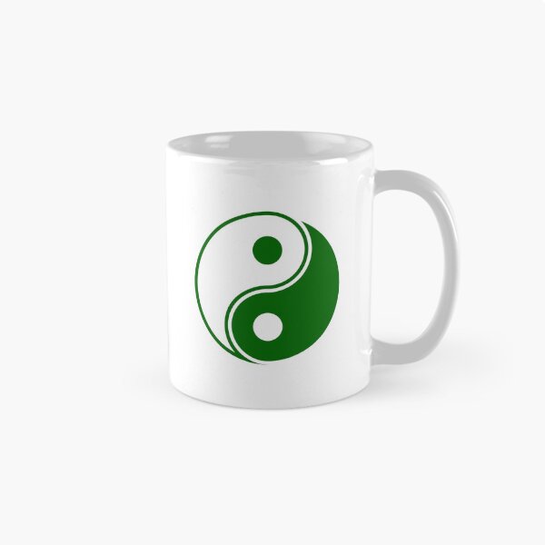 Item preview, Dark Green Yin Yang Taoism Balance Symbol designed and sold by pattern-archive.
