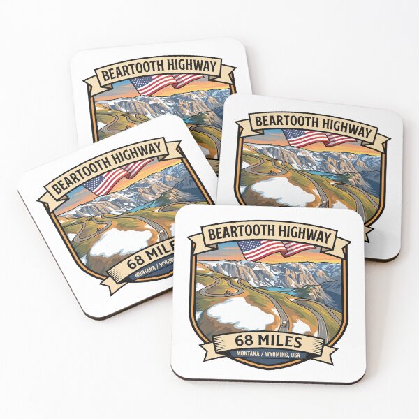 Item preview, Beartooth Highway Montana Mountain Road designed and sold by enzoade.