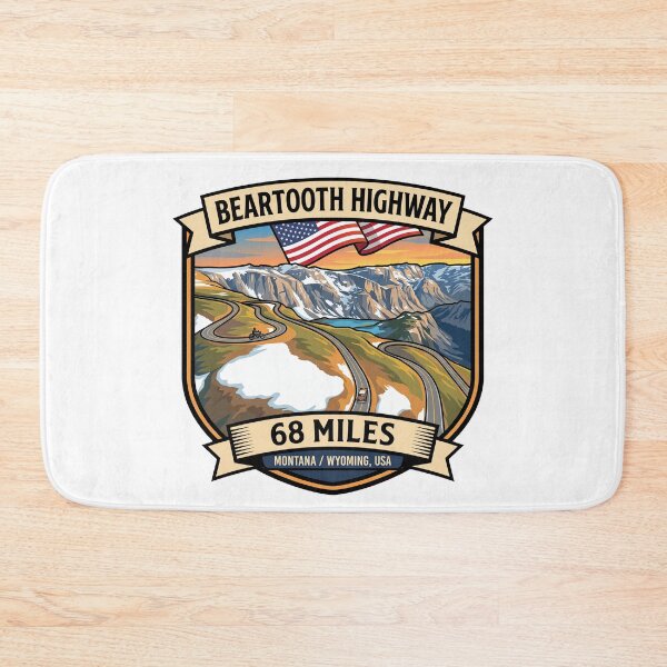 Item preview, Beartooth Highway Montana Mountain Road designed and sold by enzoade.