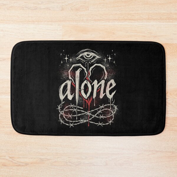 Item preview, Alone Emo Gift for Goth and Horror Aesthetic Fans designed and sold by Say It With Ink.