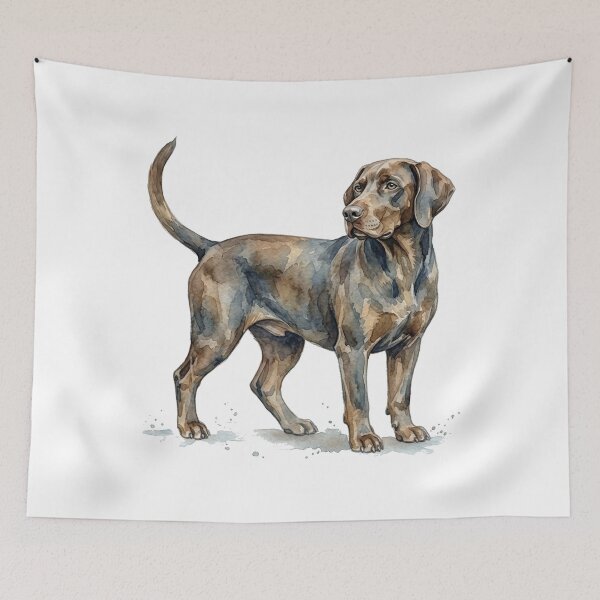 Item preview, water color dog sticker designed and sold by Stickers void.