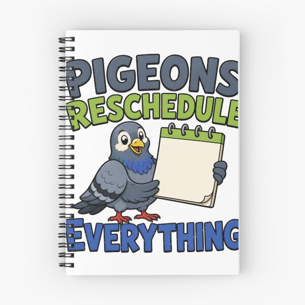 Item preview, Pigeons Reschedule Everything designed and sold by aihrgdesign.