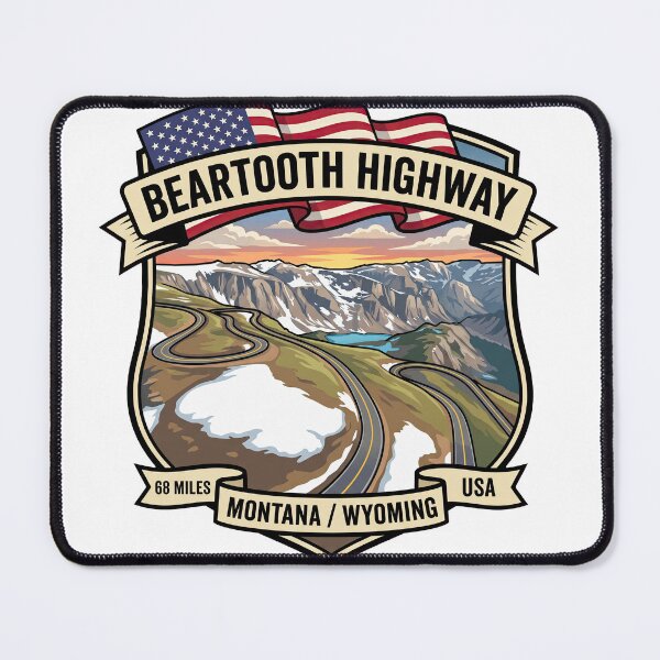 Item preview, Beartooth Highway Montana Wyoming Scenic Route designed and sold by enzoade.