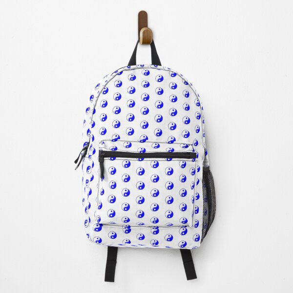 Item preview, Blue Yin Yang Taoism Balance Symbol designed and sold by pattern-archive.