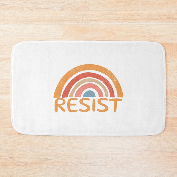 Item preview, Retro Vintage Rainbow Resist Protest designed and sold by drchzak.