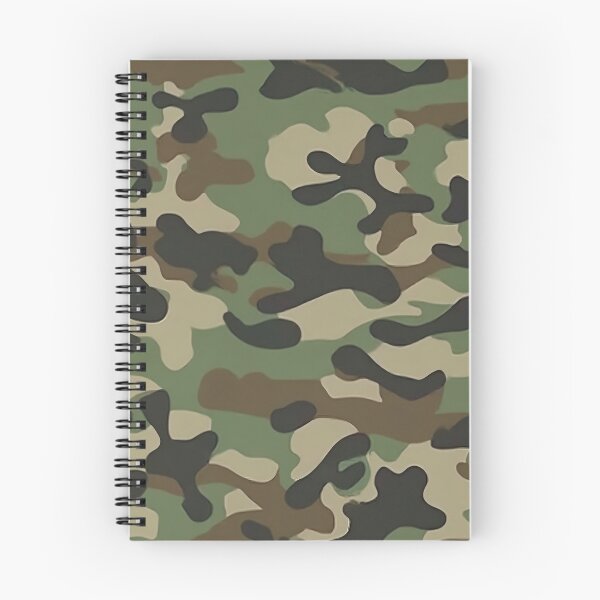 Item preview, Woodland Camo Pattern Classic Green Brown Military Camouflage designed and sold by Nine Lives Studio.