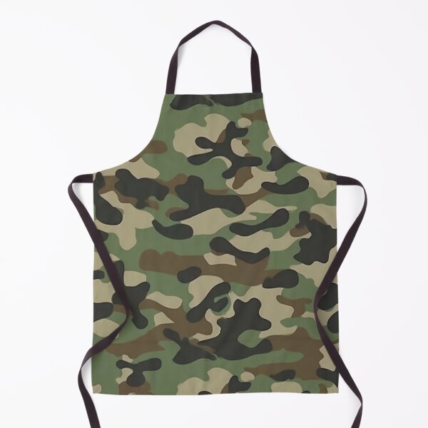 Item preview, Woodland Camo Pattern Classic Green Brown Military Camouflage designed and sold by Nine Lives Studio.