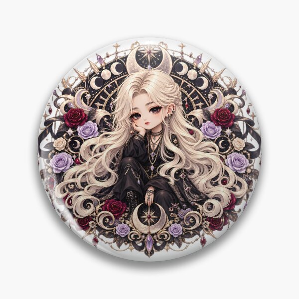 Item preview, Dark Celestial Gothic Chibi Mandala designed and sold by AniRetro.
