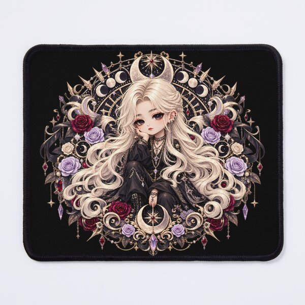 Item preview, Dark Celestial Gothic Chibi Mandala designed and sold by AniRetro.