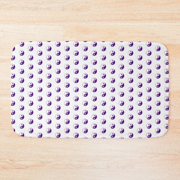 Item preview, Dark Purple Yin Yang Taoism Balance Symbol designed and sold by pattern-archive.