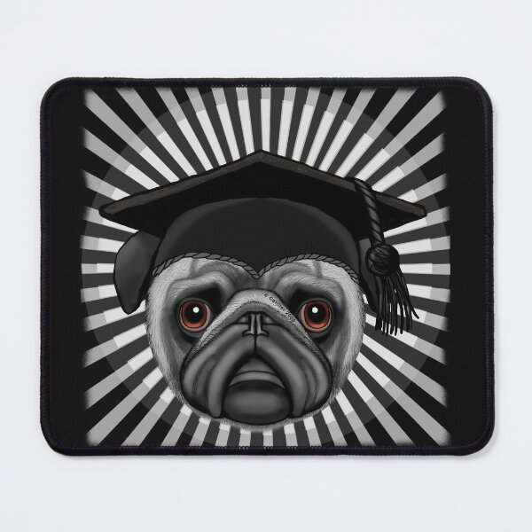 Item preview, Grad Pug designed and sold by artmuvz.