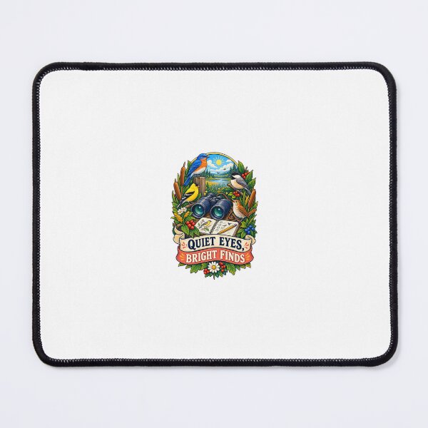 Item preview, Quiet Eyes Bright Finds Birdwatching Nature Art designed and sold by CheerfulNest.