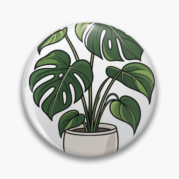 Item preview, Minimalist Monstera Plant in Pot – Botanical Houseplant Line Art designed and sold by Pikasso 1.