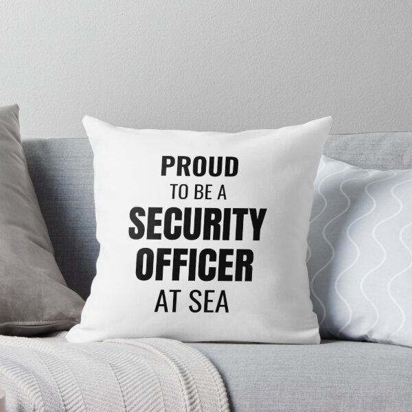 Item preview, Proud to be a Security Officer at Sea (Black) designed and sold by ShipCrewNation.