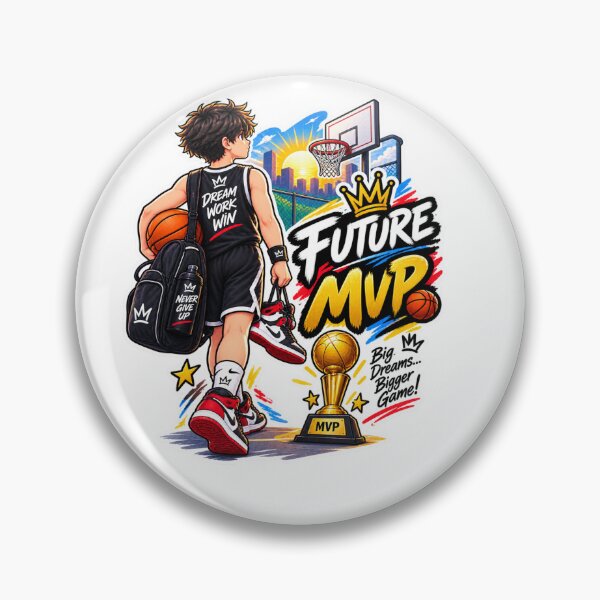 Item preview, Future MVP Basketball Anime Boy Sticker | Basketball Player Sports Motivation designed and sold by Genzfirevibes.