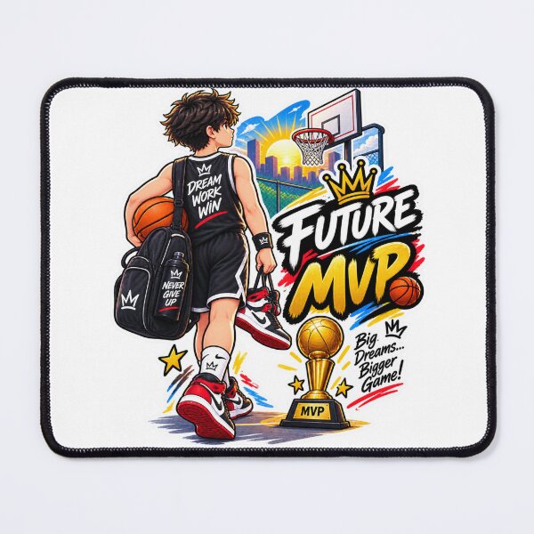 Item preview, Future MVP Basketball Anime Boy Sticker | Basketball Player Sports Motivation designed and sold by Genzfirevibes.