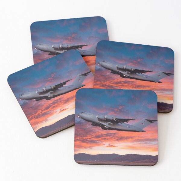 Item preview, C-17 Globemaster Sunset Flight designed and sold by Airpower Art.