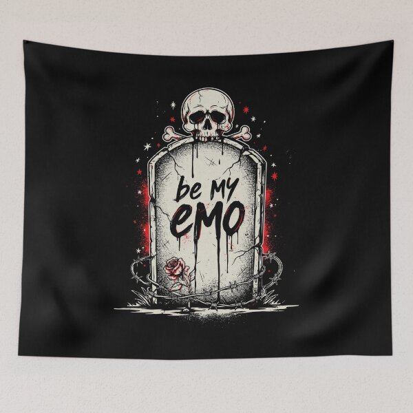Item preview, Be My Emo Valentine Gift for Goth and Emo Couples designed and sold by Say It With Ink.