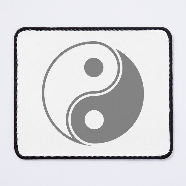 Item preview, Gray Yin Yang Taoism Balance Symbol designed and sold by pattern-archive.