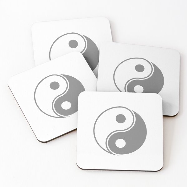 Item preview, Gray Yin Yang Taoism Balance Symbol designed and sold by pattern-archive.