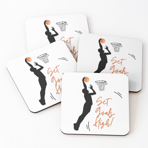 Item preview, Set Goals High Motivational Lifestyle Graphic designed and sold by Pawfect Vibes Hub.