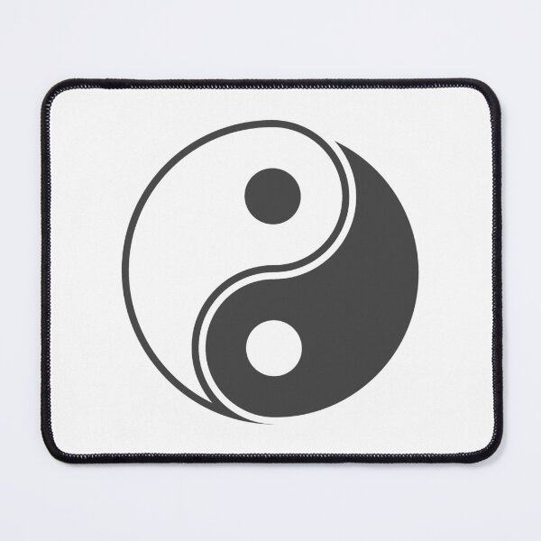 Item preview, Dark Gray Yin Yang Taoism Balance Symbol designed and sold by pattern-archive.