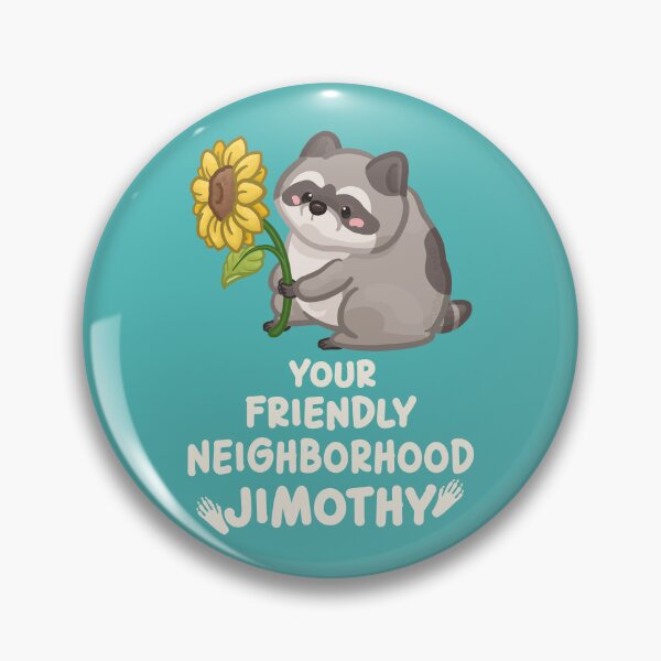 Item preview, Your Friendly Neighborhood Jimothy Raccoon Light Font Version designed and sold by Khotekmei.