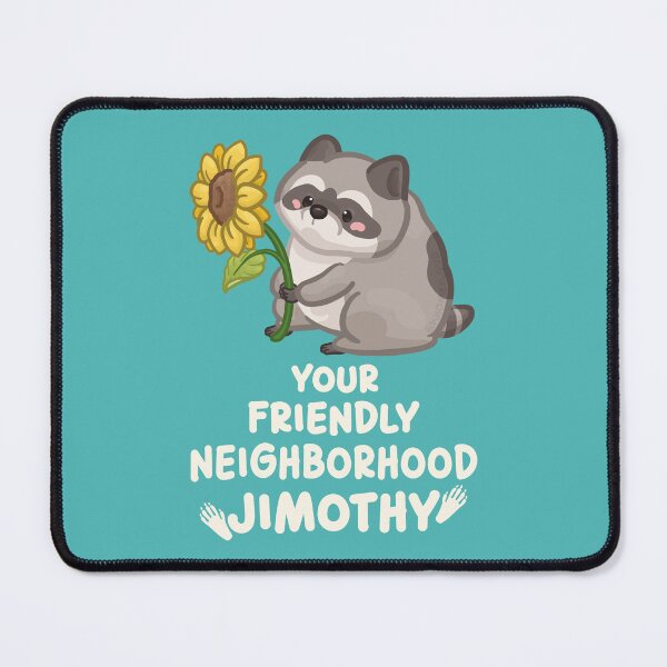 Item preview, Your Friendly Neighborhood Jimothy Raccoon Light Font Version designed and sold by Khotekmei.