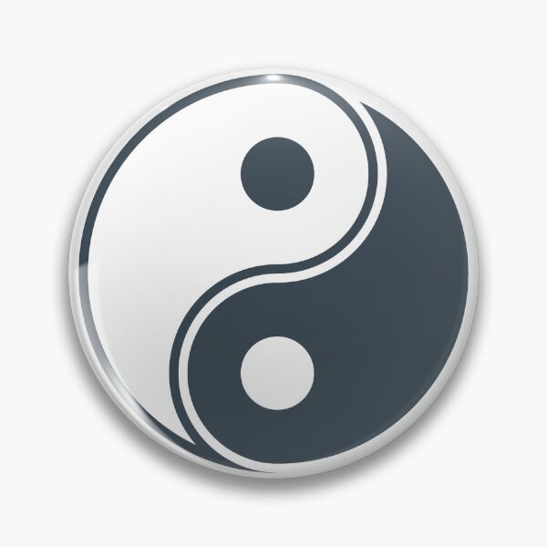Item preview, Charcoal Yin Yang Taoism Balance Symbol designed and sold by pattern-archive.