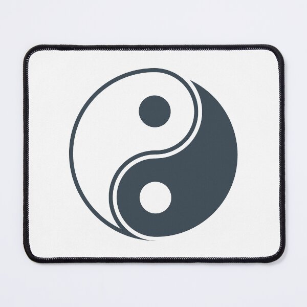 Item preview, Charcoal Yin Yang Taoism Balance Symbol designed and sold by pattern-archive.