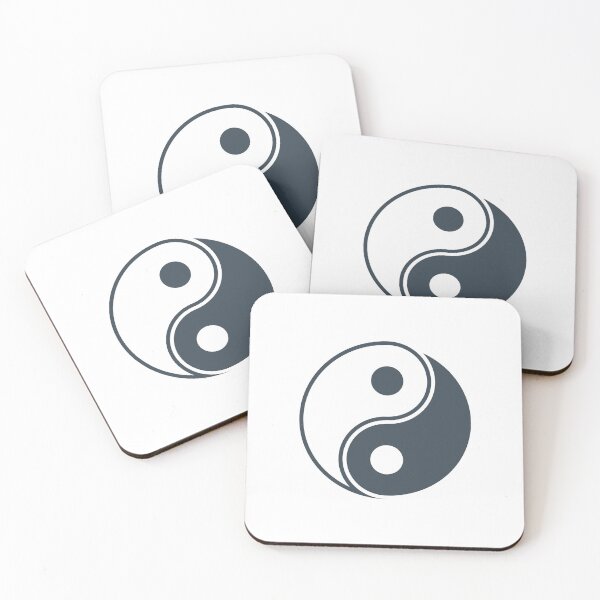 Item preview, Charcoal Yin Yang Taoism Balance Symbol designed and sold by pattern-archive.