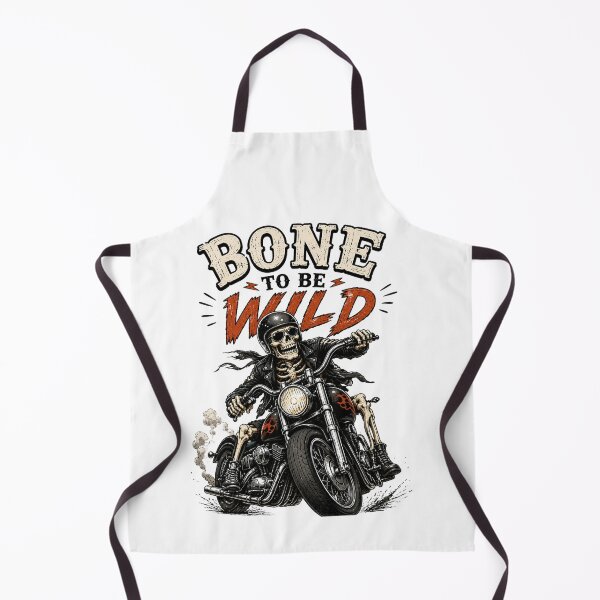 Item preview, Bone to Be Wild Biker Graphic designed and sold by Side Quest Co..